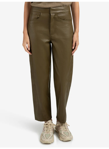 YAYA FAUX LEATHER TROUSER