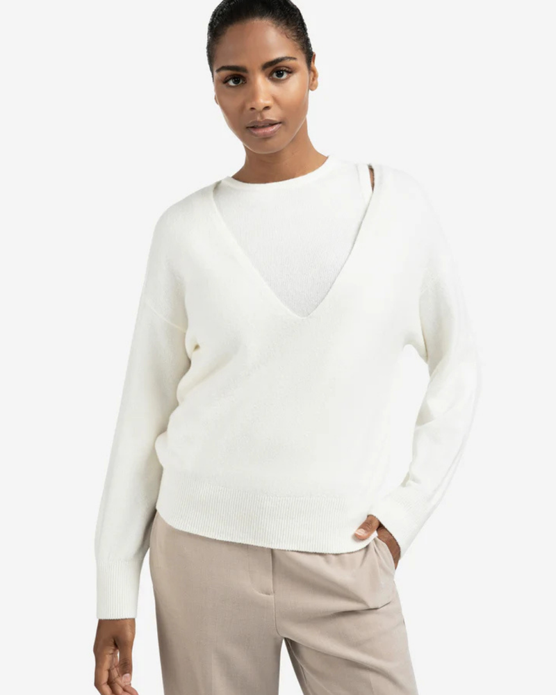 YAYA V-NECK SWEATER