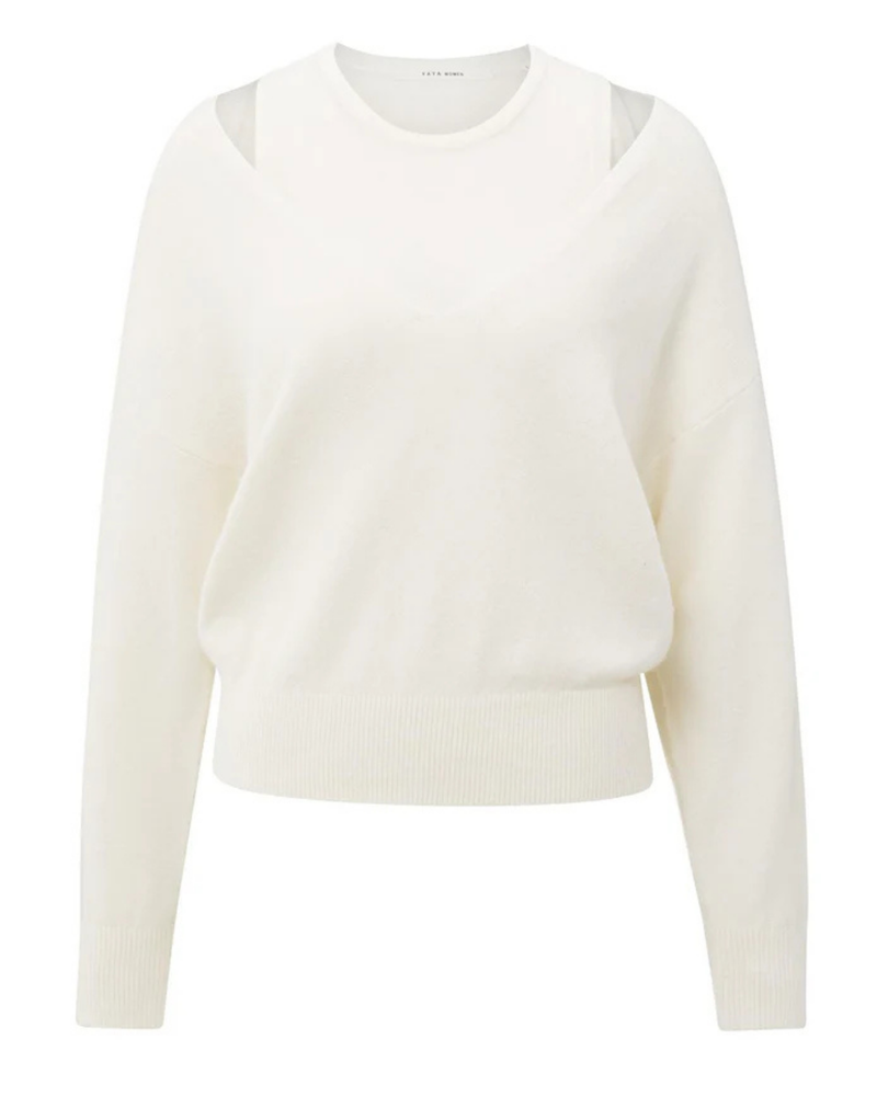 YAYA V-NECK SWEATER