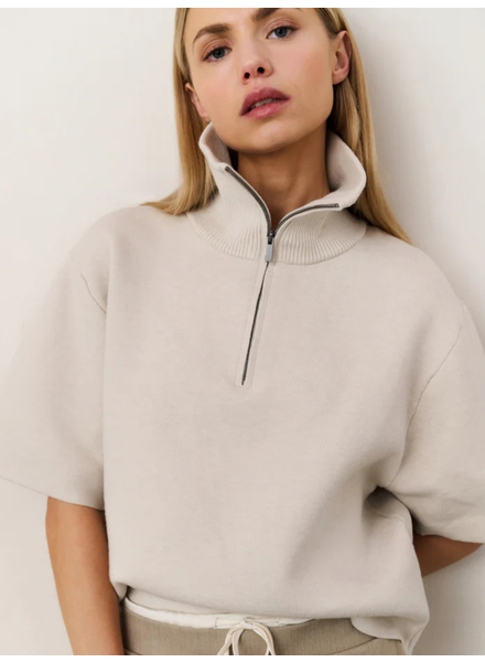 YAYA HALF ZIP SWEATER