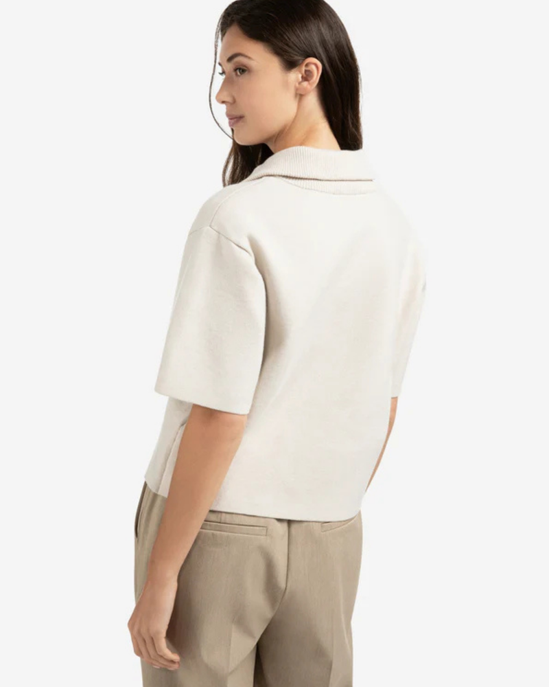 YAYA HALF ZIP SWEATER