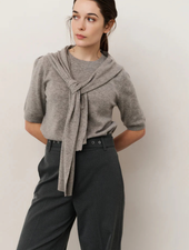 YAYA SHORT SLEEVE SWEATER