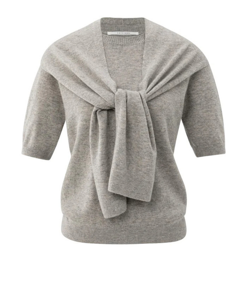 YAYA SHORT SLEEVE SWEATER