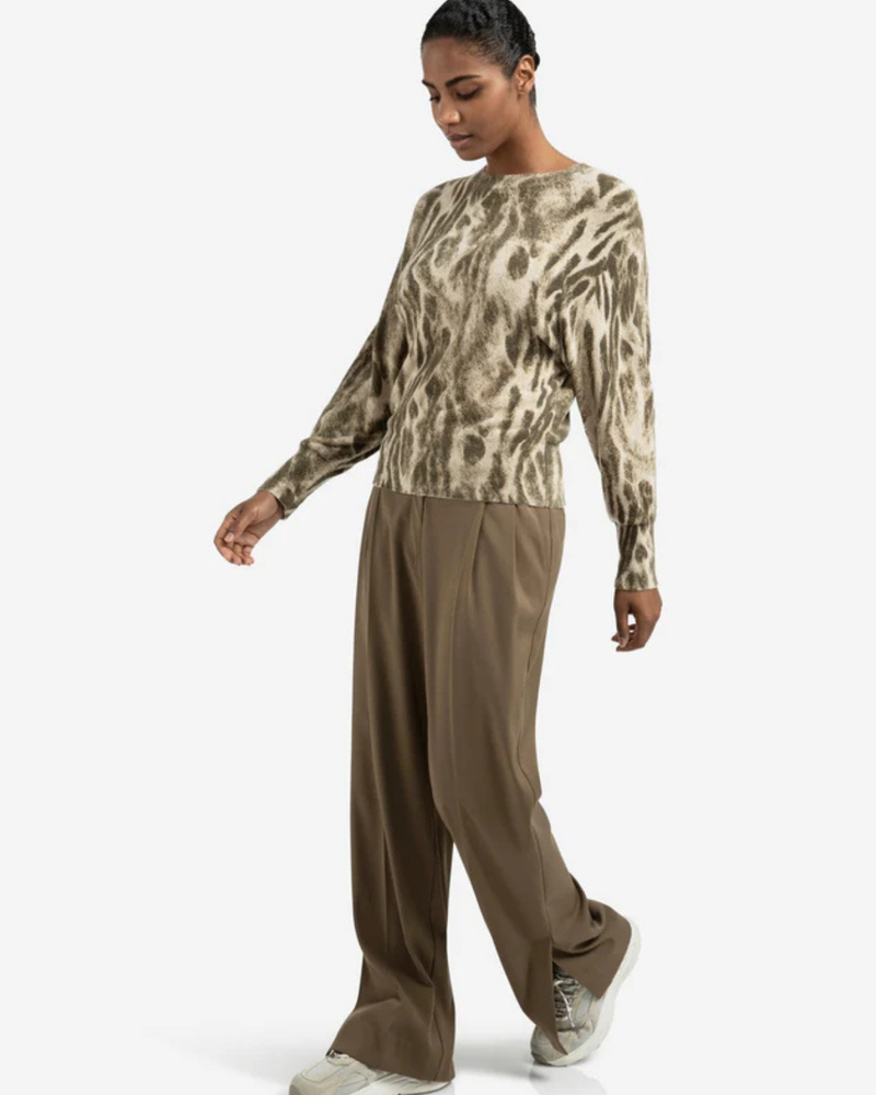 YAYA SWEATER WITH PRINT