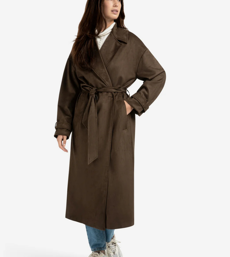 OVERSIZED SUEDINE JACKET