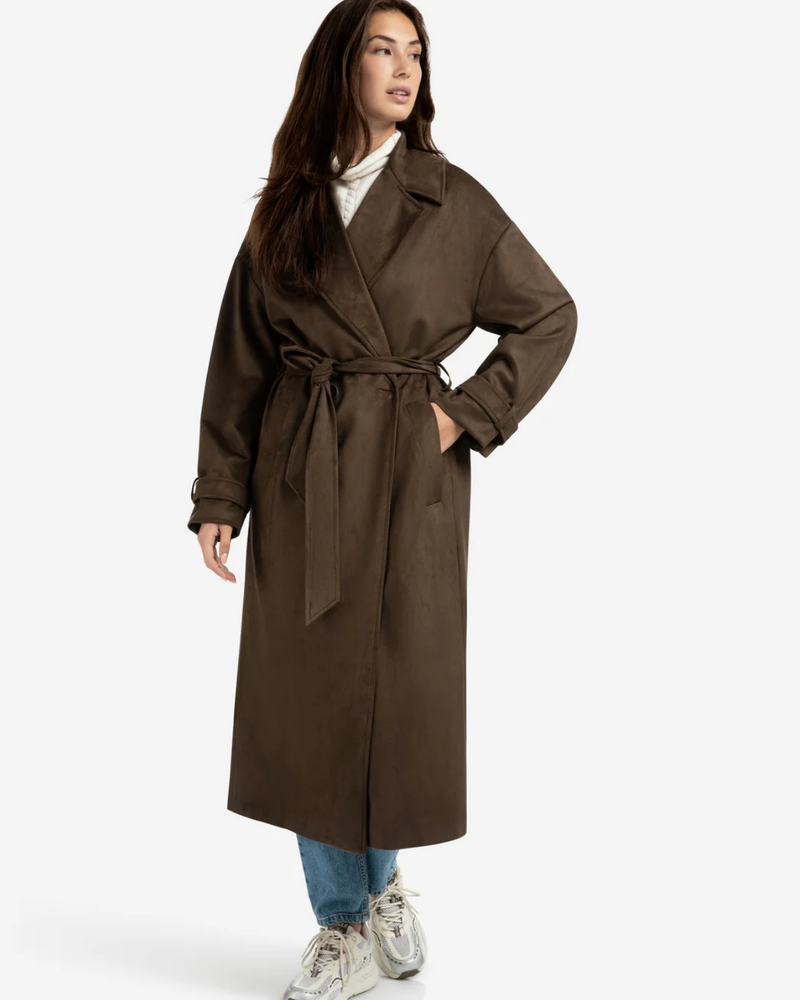 YAYA OVERSIZED SUEDINE JACKET