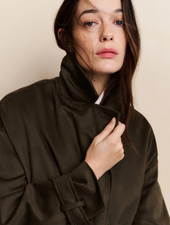 YAYA OVERSIZED SUEDINE JACKET