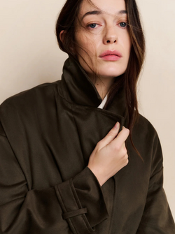 OVERSIZED SUEDINE JACKET