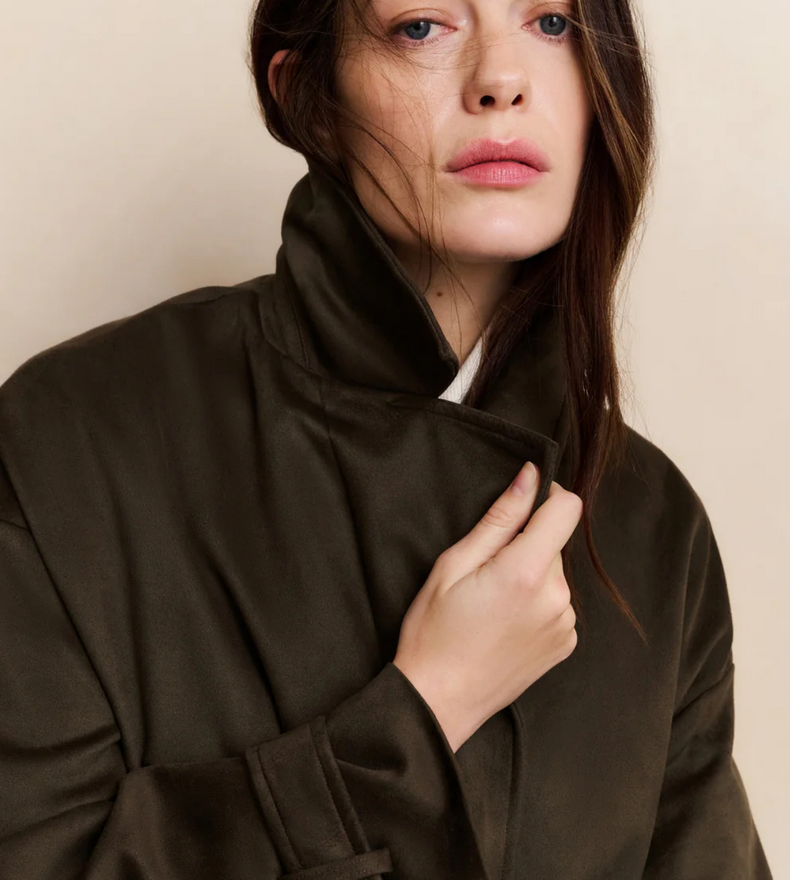 OVERSIZED SUEDINE JACKET