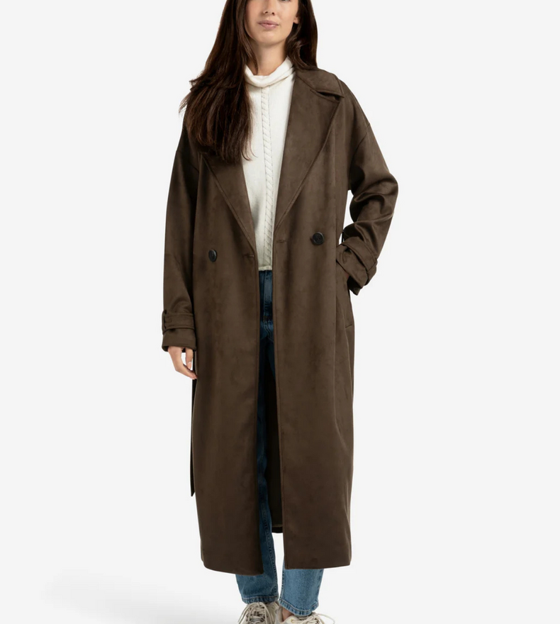 OVERSIZED SUEDINE JACKET