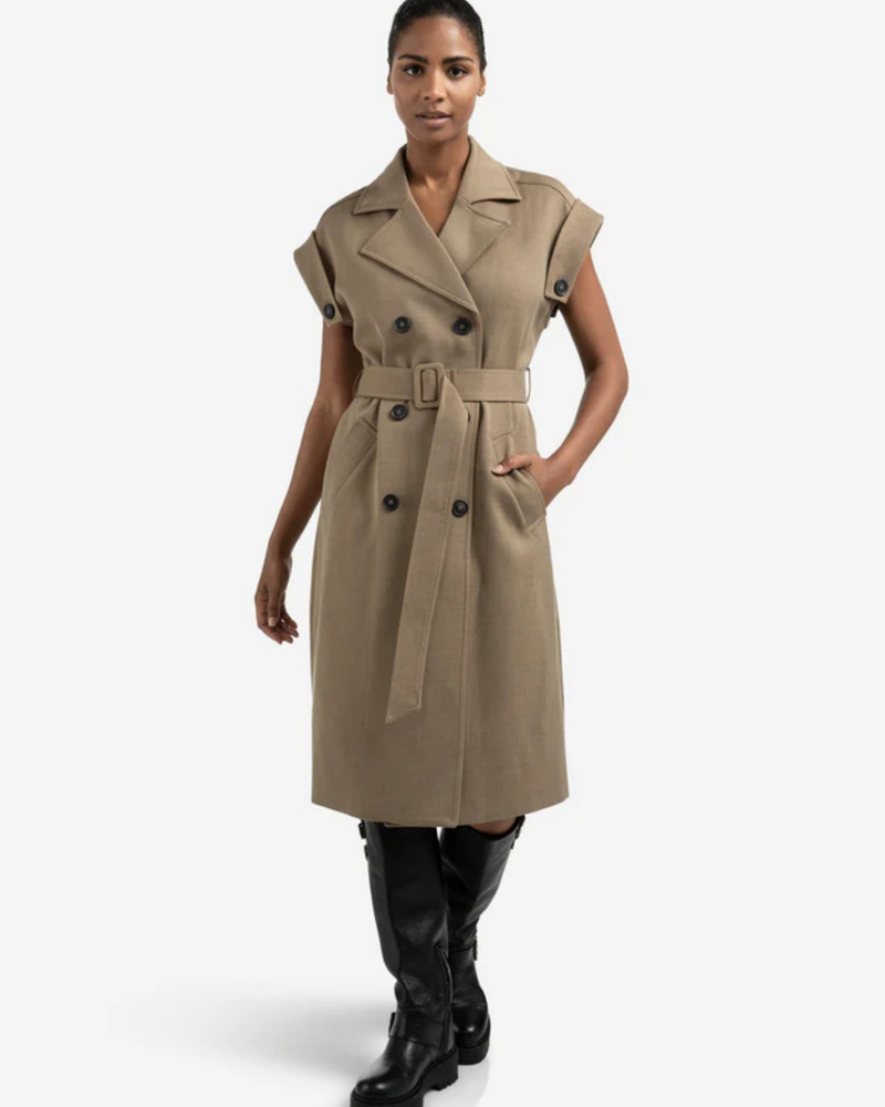 YAYA LONG SLEEVELESS JACKET