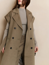 YAYA LONG SLEEVELESS JACKET