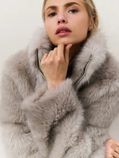 YAYA FAUX FUR JACKET