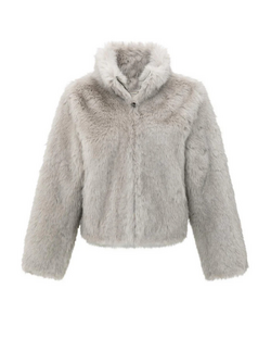 VESTE EN FAUSSE FOURRURE