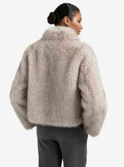 VESTE EN FAUSSE FOURRURE