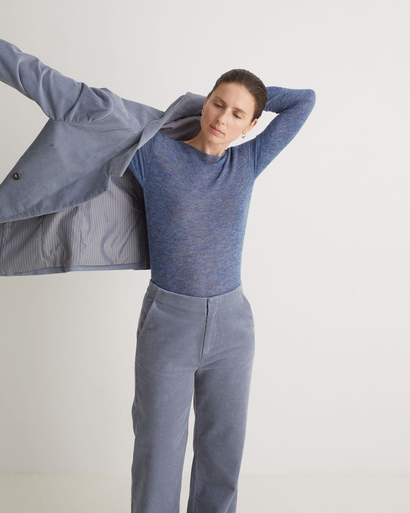 YERSE MERI BOAT NECK SWEATER