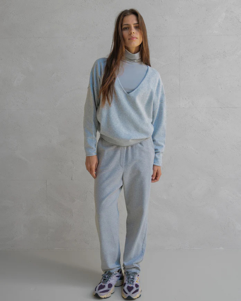 PENN & INK V-NECK JUMPER