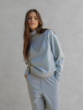 PENN & INK V-NECK JUMPER