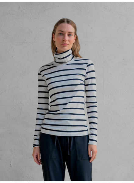 PENN & INK STRIPE LONGSLEEVE