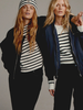 PENN & INK STRIPE SWEATER