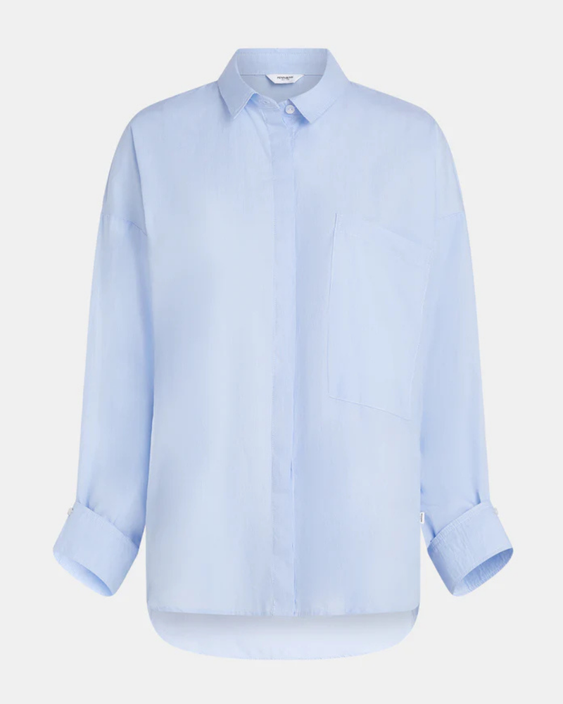 PENN & INK STRIPE BLOUSE