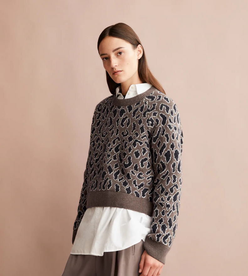 DILIRIAA LEOPAA KNIT