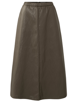 FAUX LEATHER SKIRT