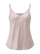 YAYA SATIN V-NECK SINGLET