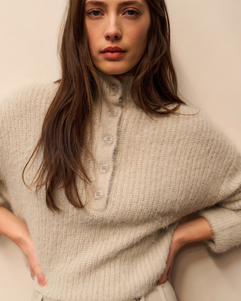 YAYA FURRY SWEATER
