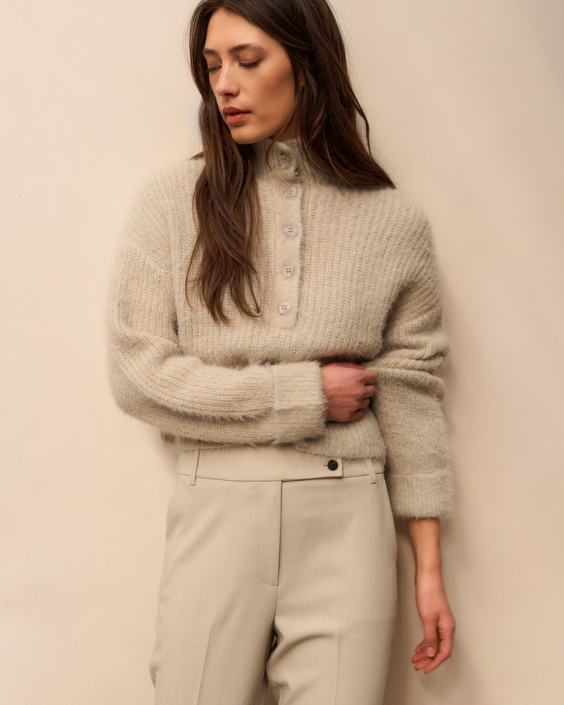 YAYA FURRY SWEATER