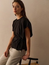 YAYA FABRIC MIX TOP