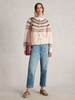 WHITE STUFF FEMME ARCTIC FAIRISLE CARDIGAN