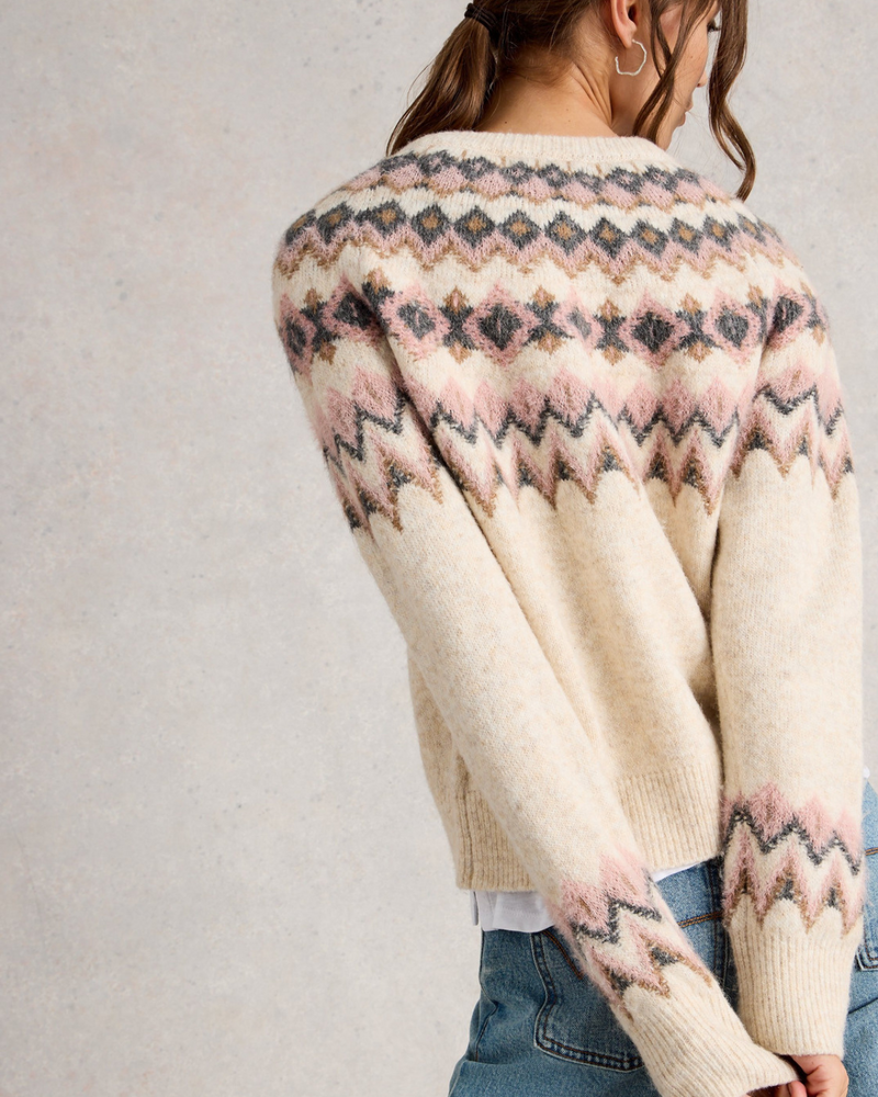 WHITE STUFF FEMME CARDIGAN ARCTIC