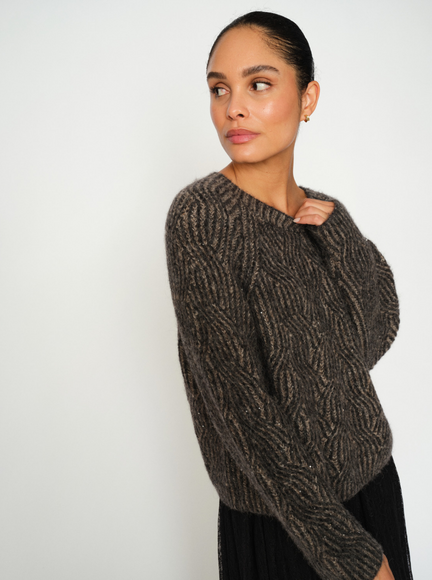 MMUNNUR SEQUIN KNIT