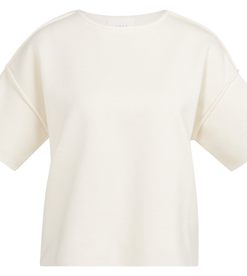 SHORT SLEEVE SWEATER