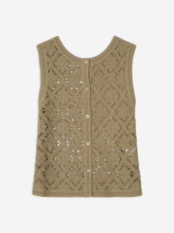 GILET AU CROCHET SAM