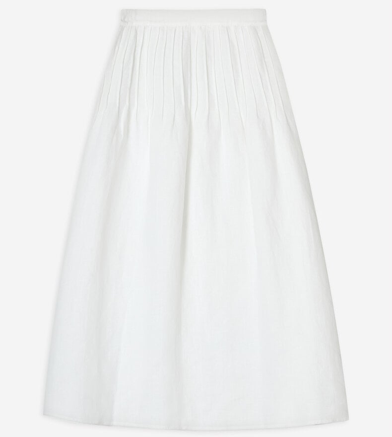 JUPE MIDI EN CHANVRE CAMI