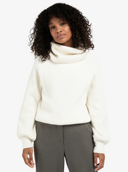 SWEATER WITH WIDE COLLAR