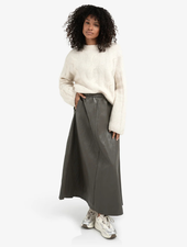 YAYA FAUX LEATHER SKIRT