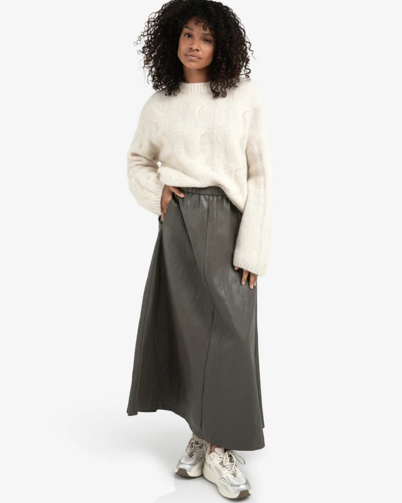 YAYA JUPE EN FAUX CUIR