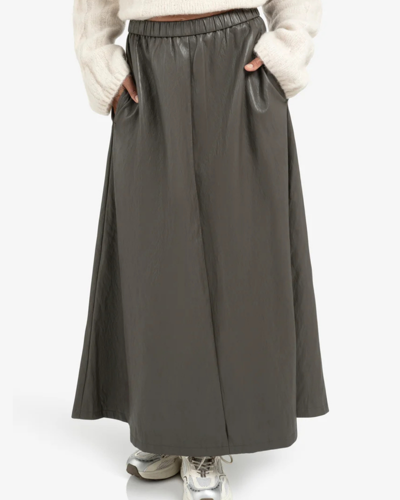 YAYA JUPE EN FAUX CUIR