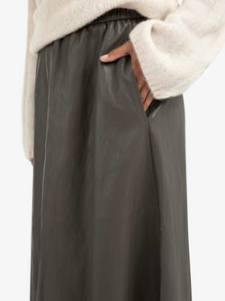 FAUX LEATHER SKIRT