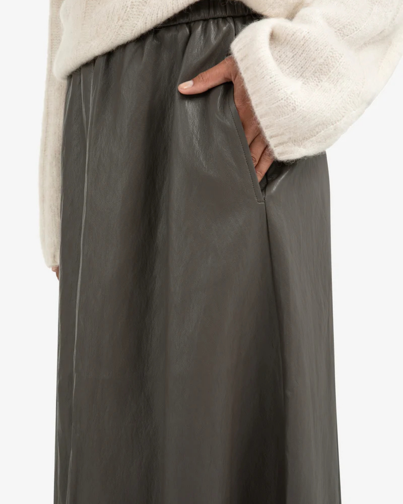 YAYA JUPE EN FAUX CUIR