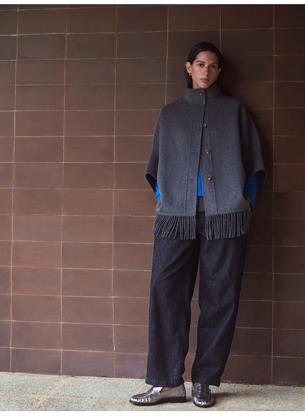 YERSE CAPE À FRANGES