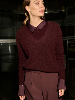 HAUT EN MAILLE TRANSPARENT