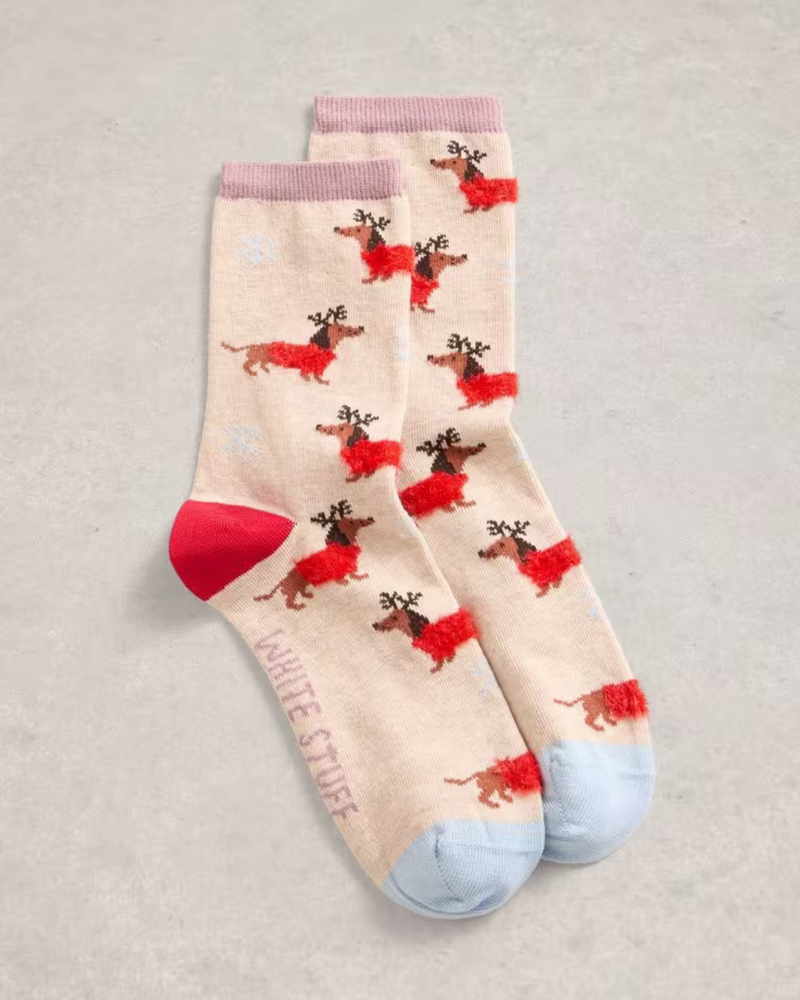 WHITE STUFF FEMME CHAUSSETTES POILUES