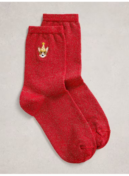 WHITE STUFF FEMME CHAUSETTES AVEC CORGI