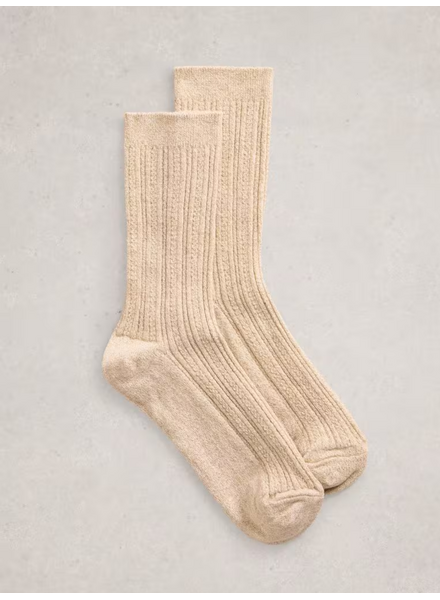 WHITE STUFF FEMME CHAUSSETTES SCINTILLANTES