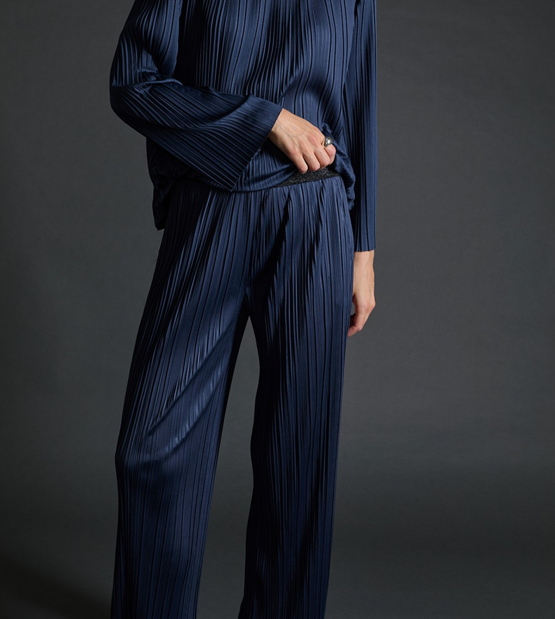 PLEATED TROUSERS
