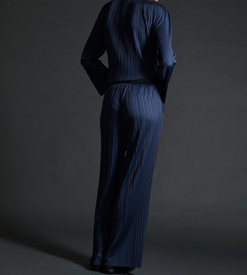 PLEATED TROUSERS